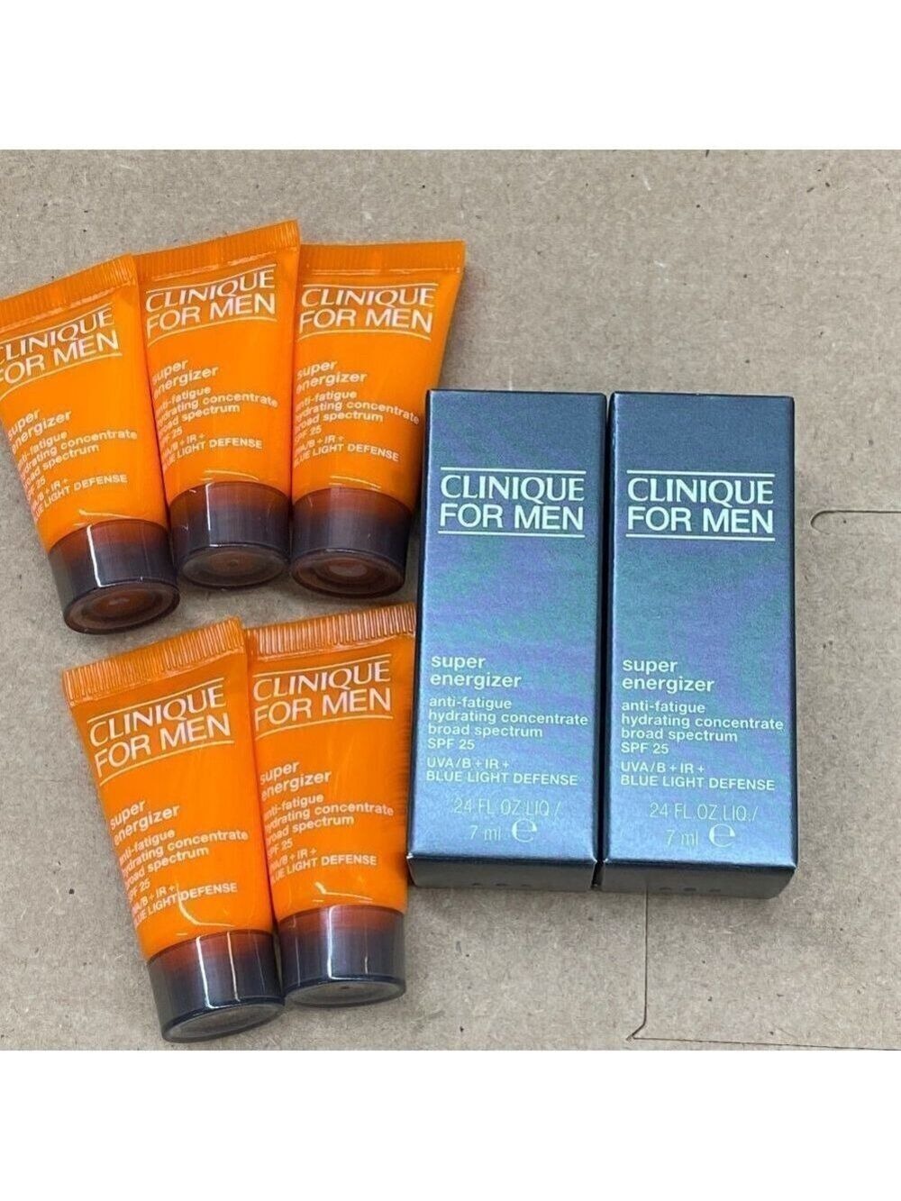 1 box Clinique for Men Super Energized Moisturinzing Concentrate .24oz  NEW